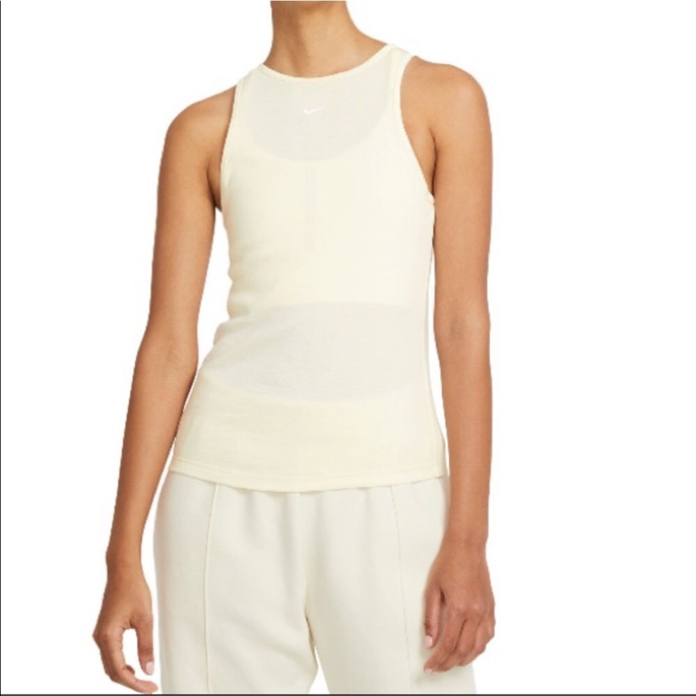 Nike, tank, yellow, size small